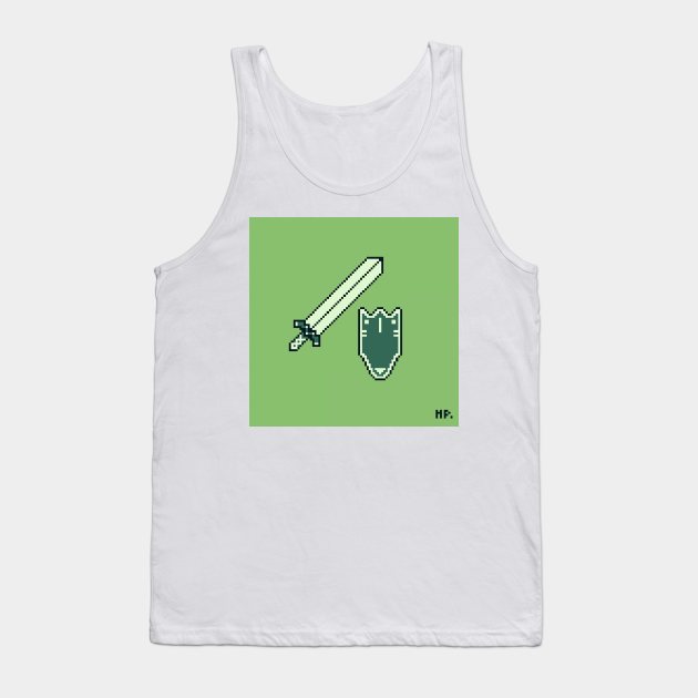 Shord and Shield Hero Tank Top by HP Pixel